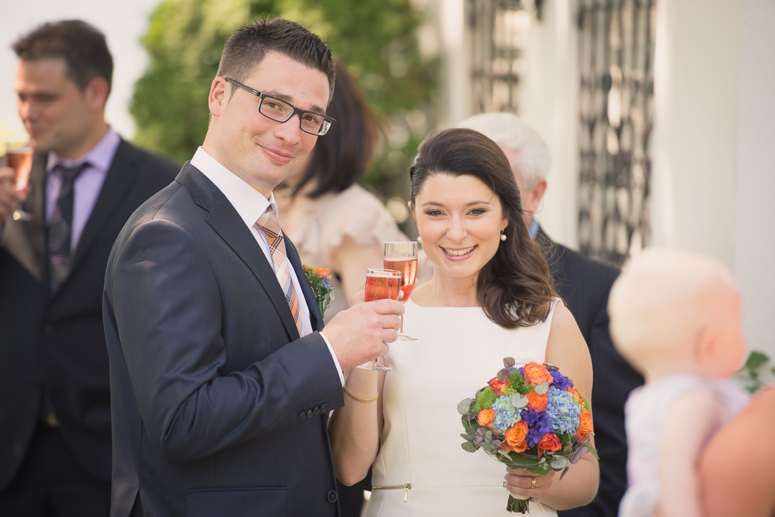 Hochzeitsreportage in Schorndorf bei Regen und Sonne