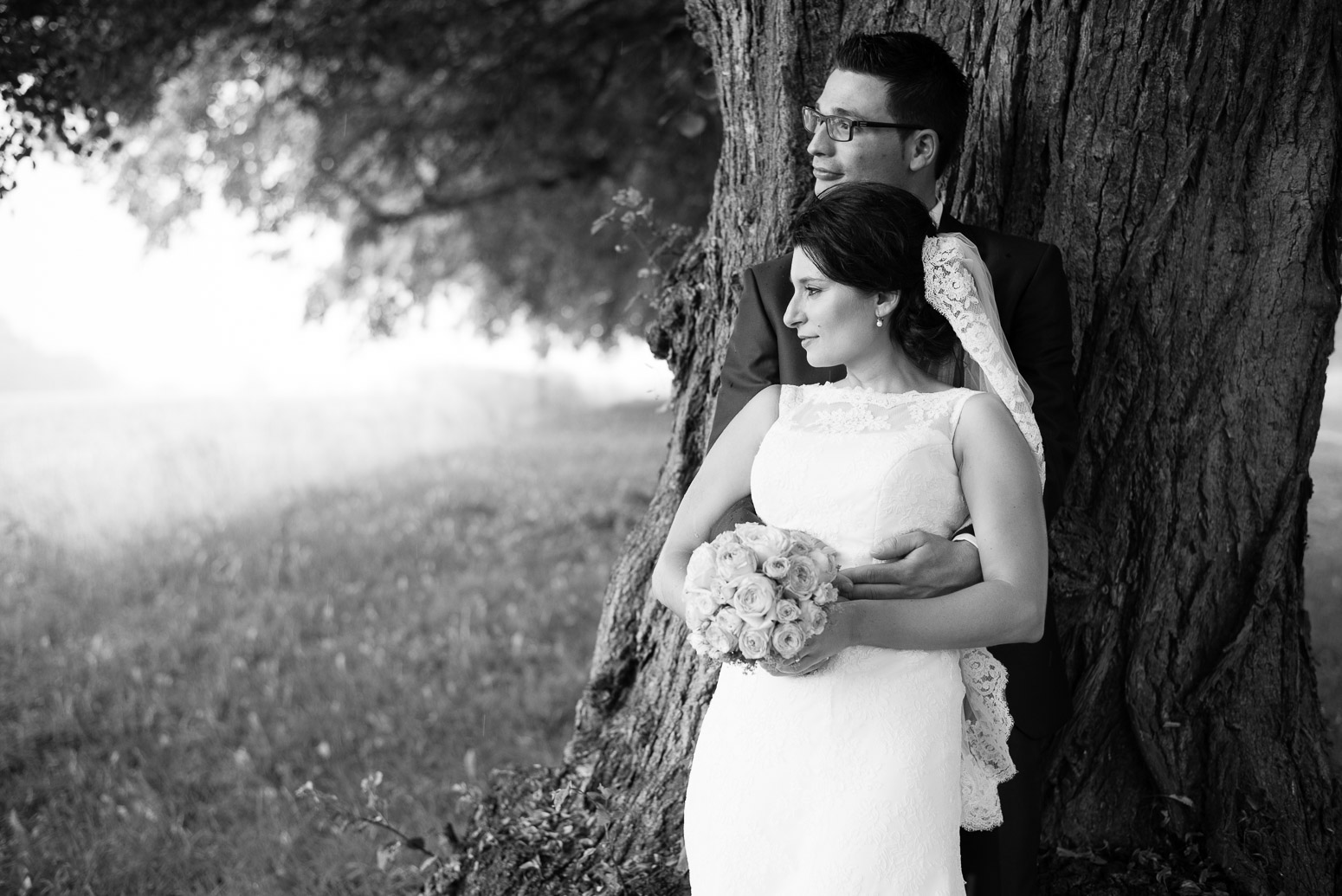Hochzeitsreportage in Schorndorf bei Regen und Sonne