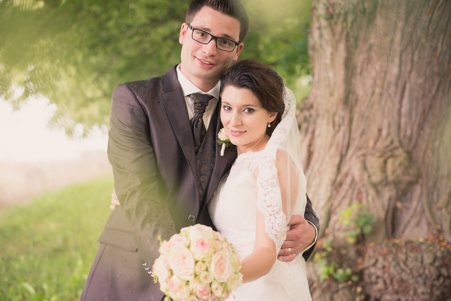 Hochzeitsreportage in Schorndorf bei Regen und Sonne