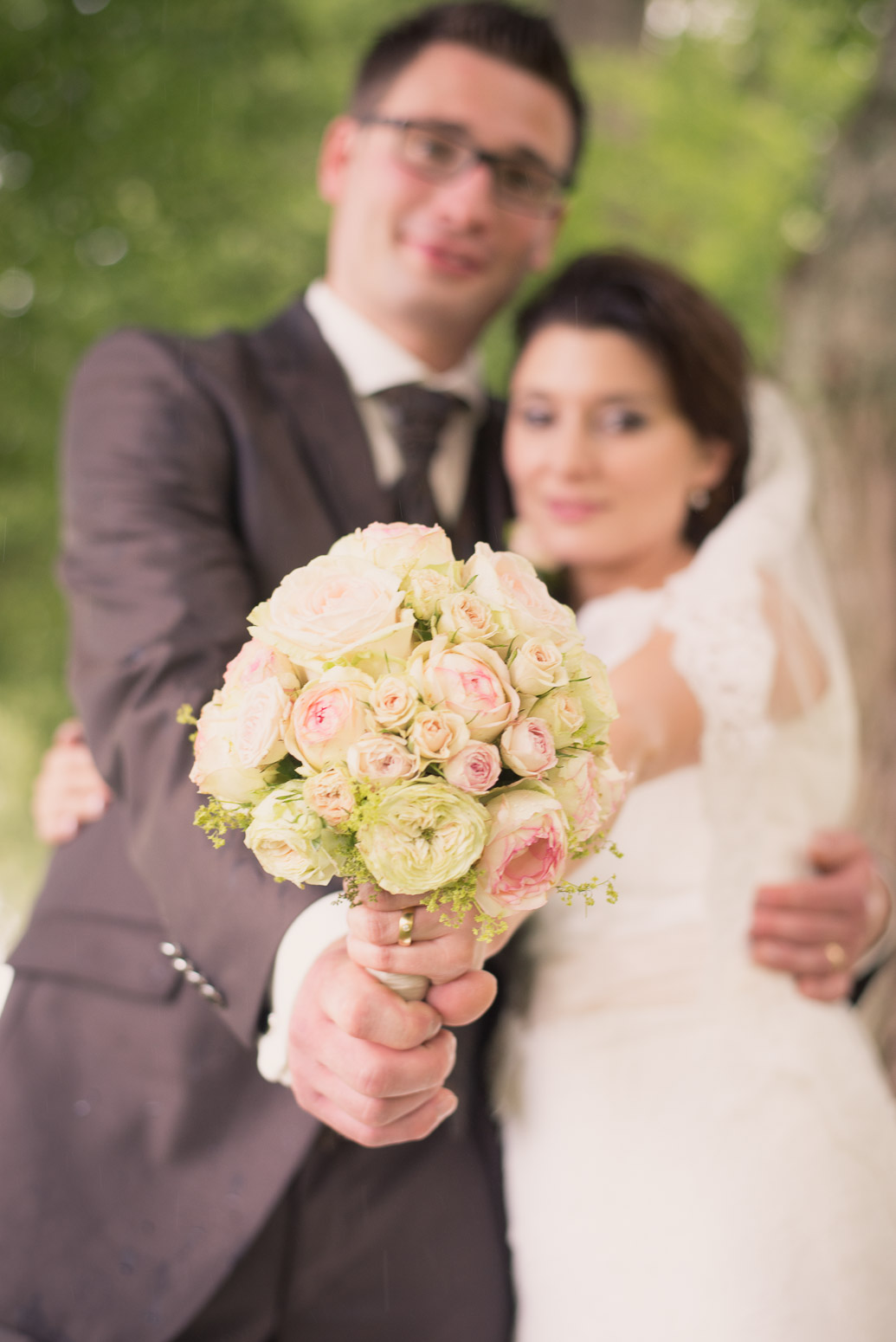 Hochzeitsreportage in Schorndorf bei Regen und Sonne