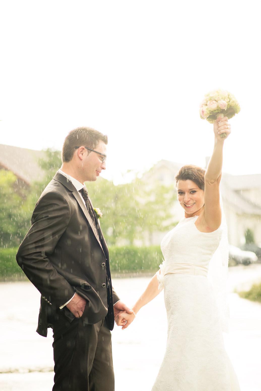 Hochzeitsreportage in Schorndorf bei Regen und Sonne