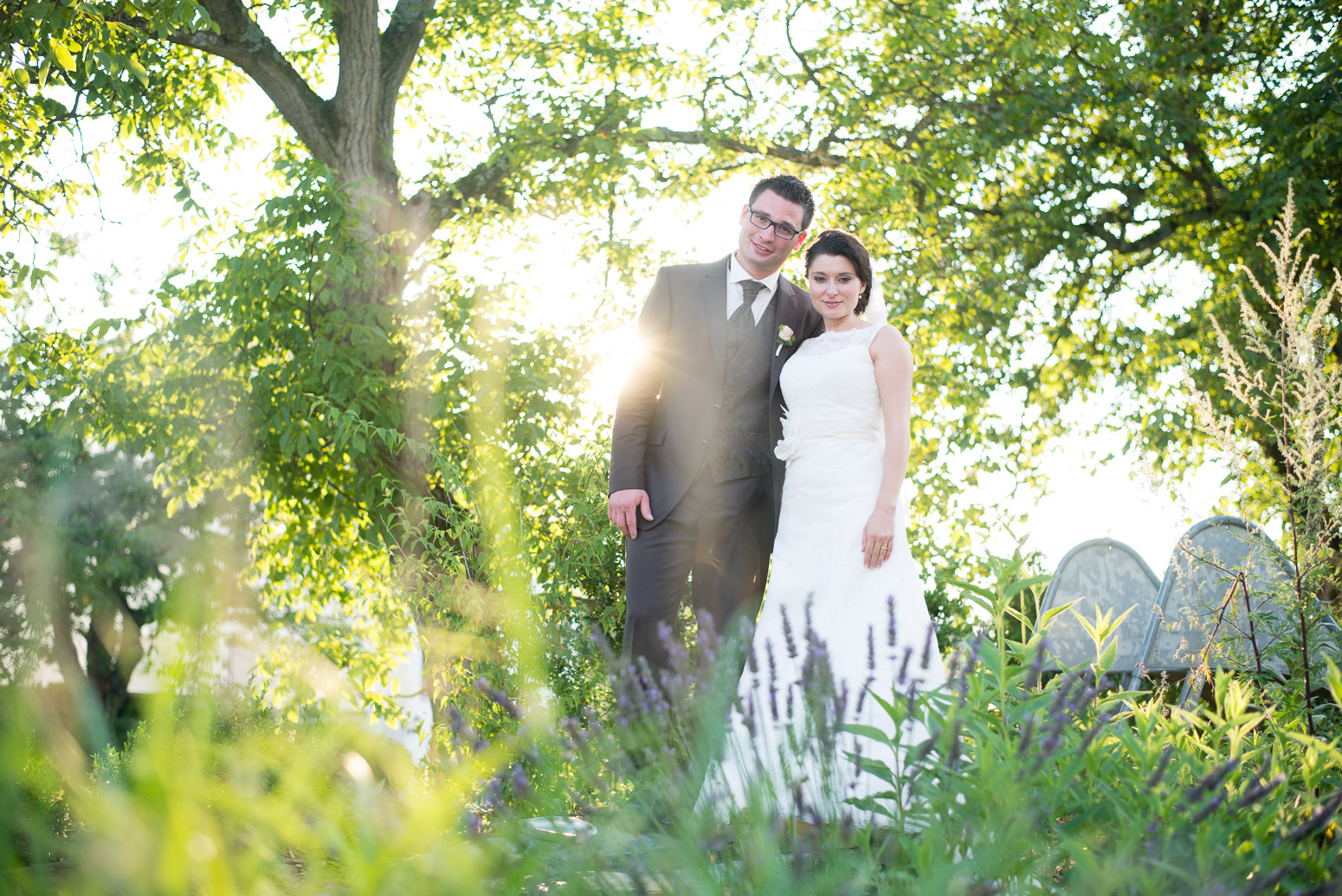 Hochzeitsreportage in Schorndorf bei Regen und Sonne