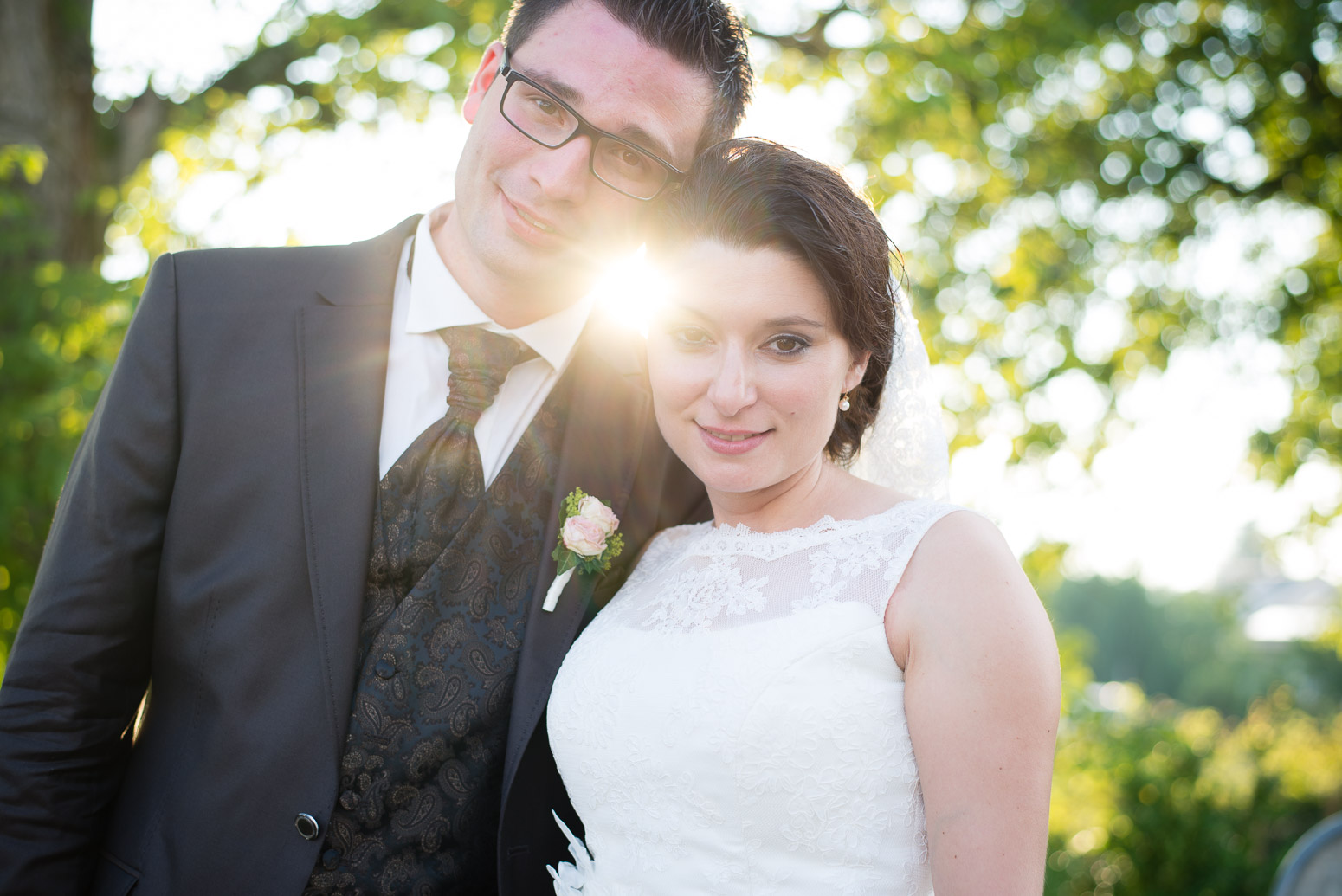 Hochzeitsreportage in Schorndorf bei Regen und Sonne