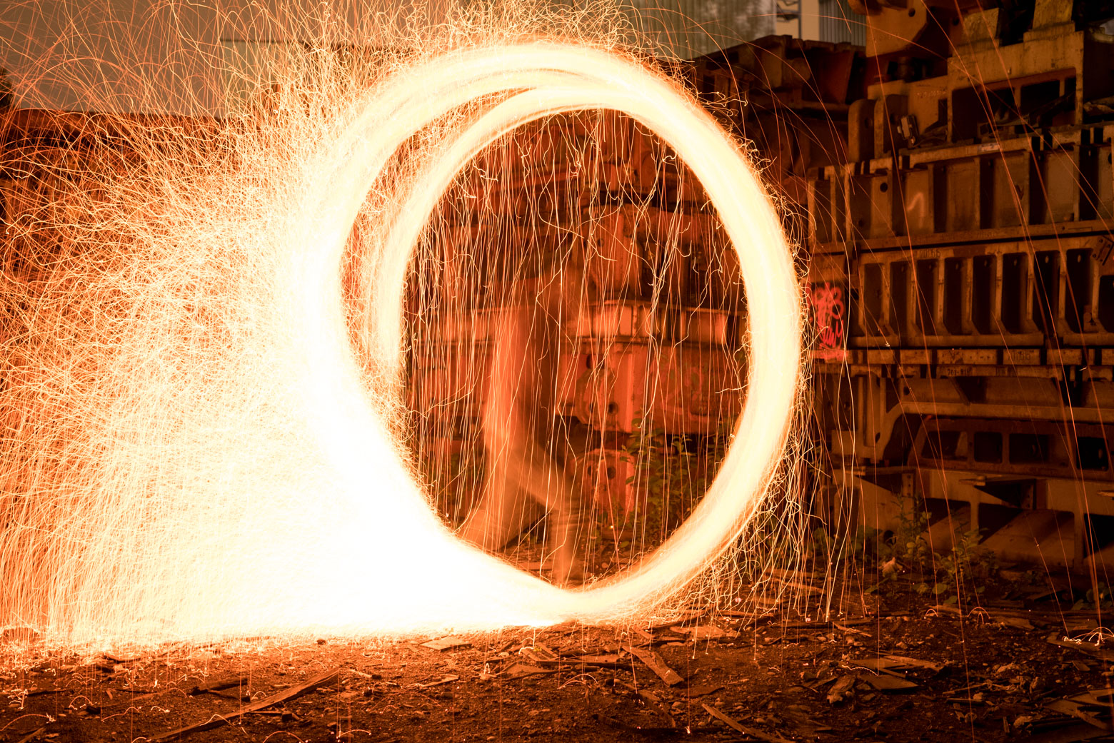 Fotoshooting mit Flammenmaler Daniel und Laura