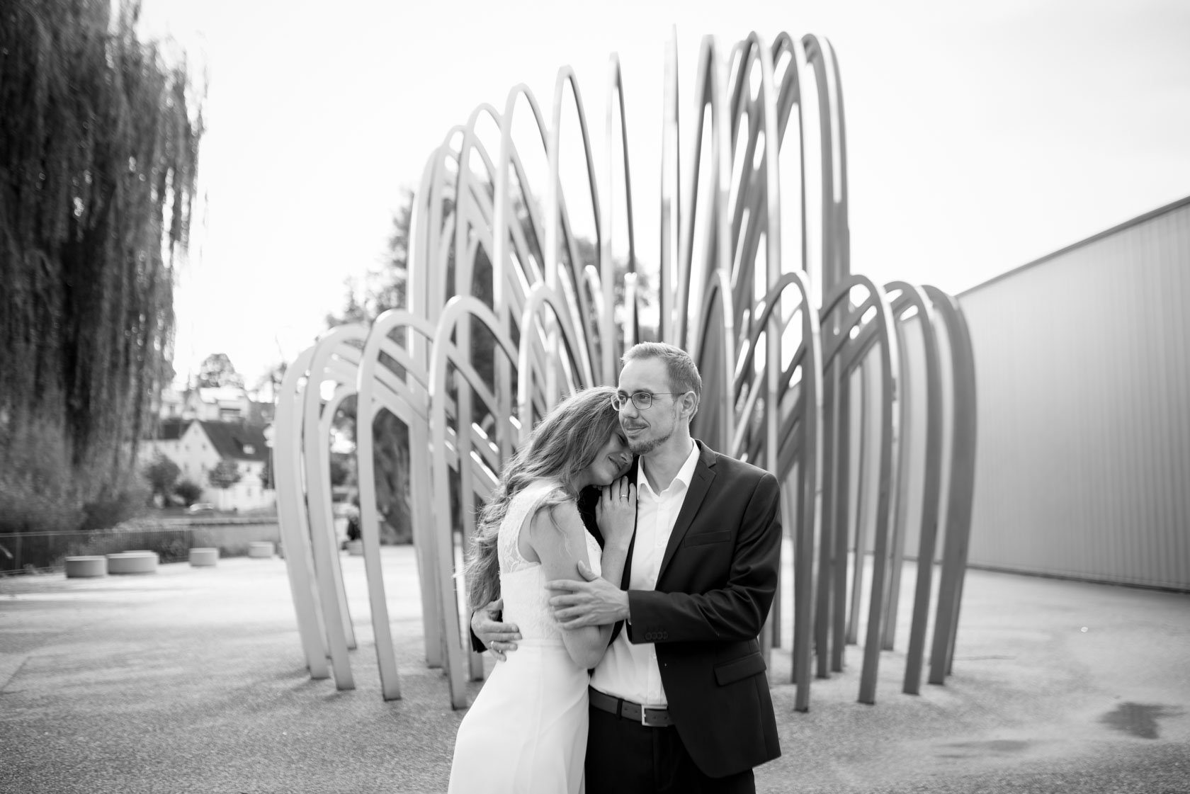 Brautpaarshooting für standesamtliche Hochzeit mit Christiane u