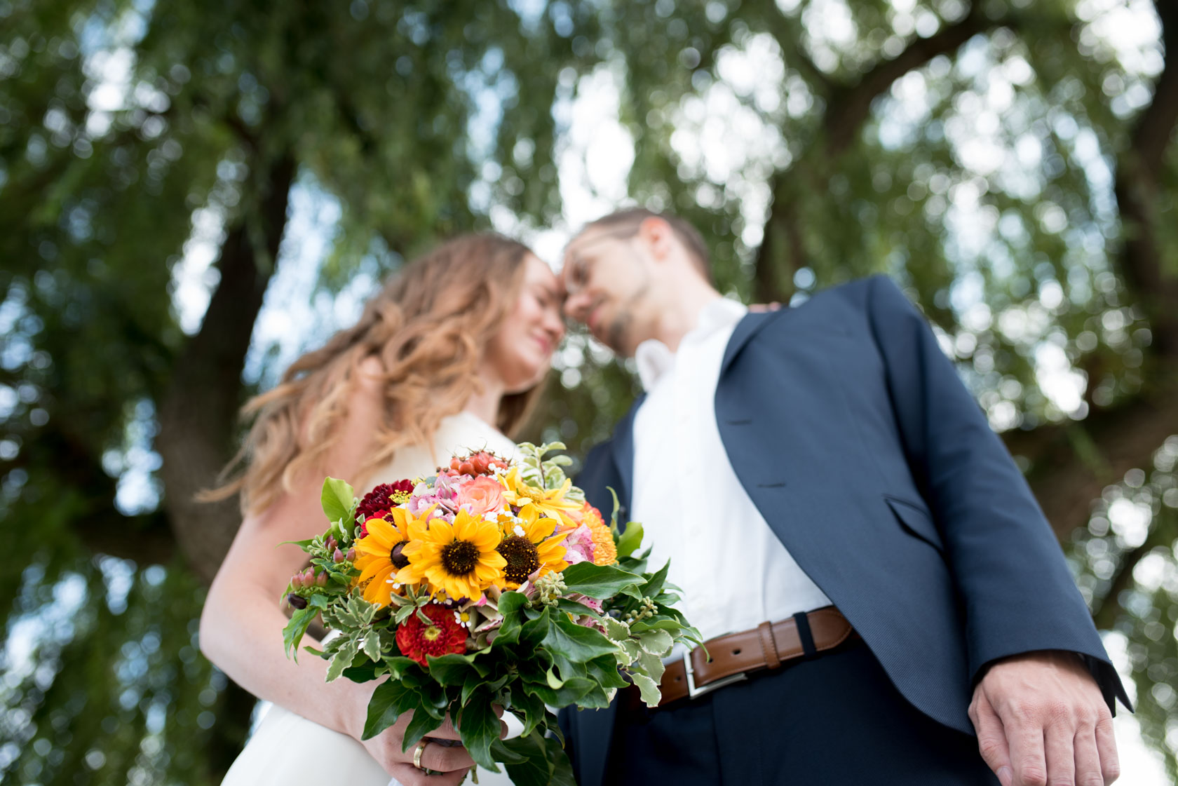 Brautpaarshooting für standesamtliche Hochzeit mit Christiane u