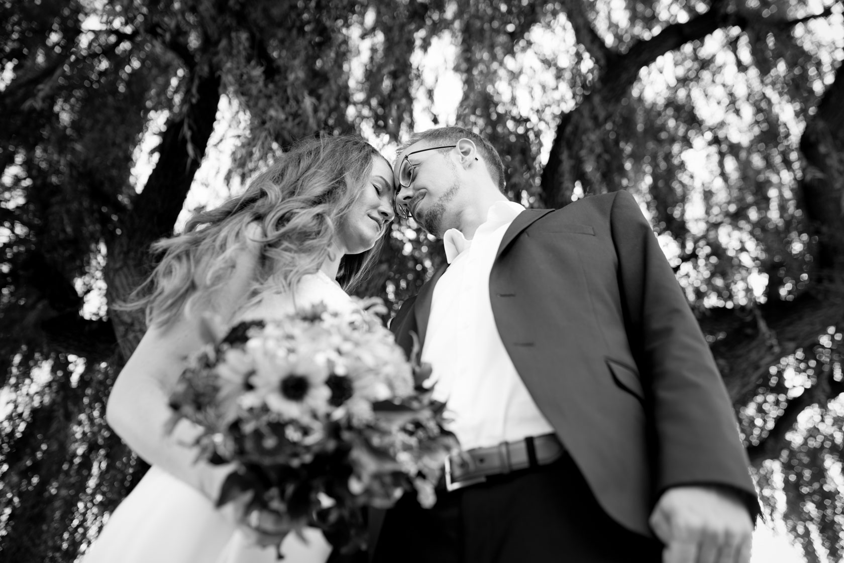 Brautpaarshooting für standesamtliche Hochzeit mit Christiane u